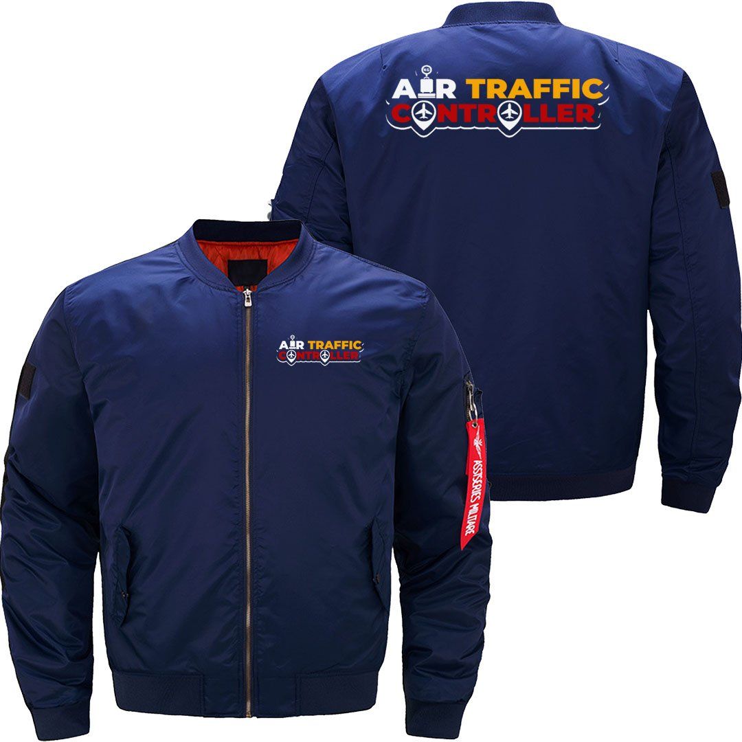 AIR TRAFFIC CONTROLLER BOMBER FLIGHT AVIATOR JACKET - PILOTSX