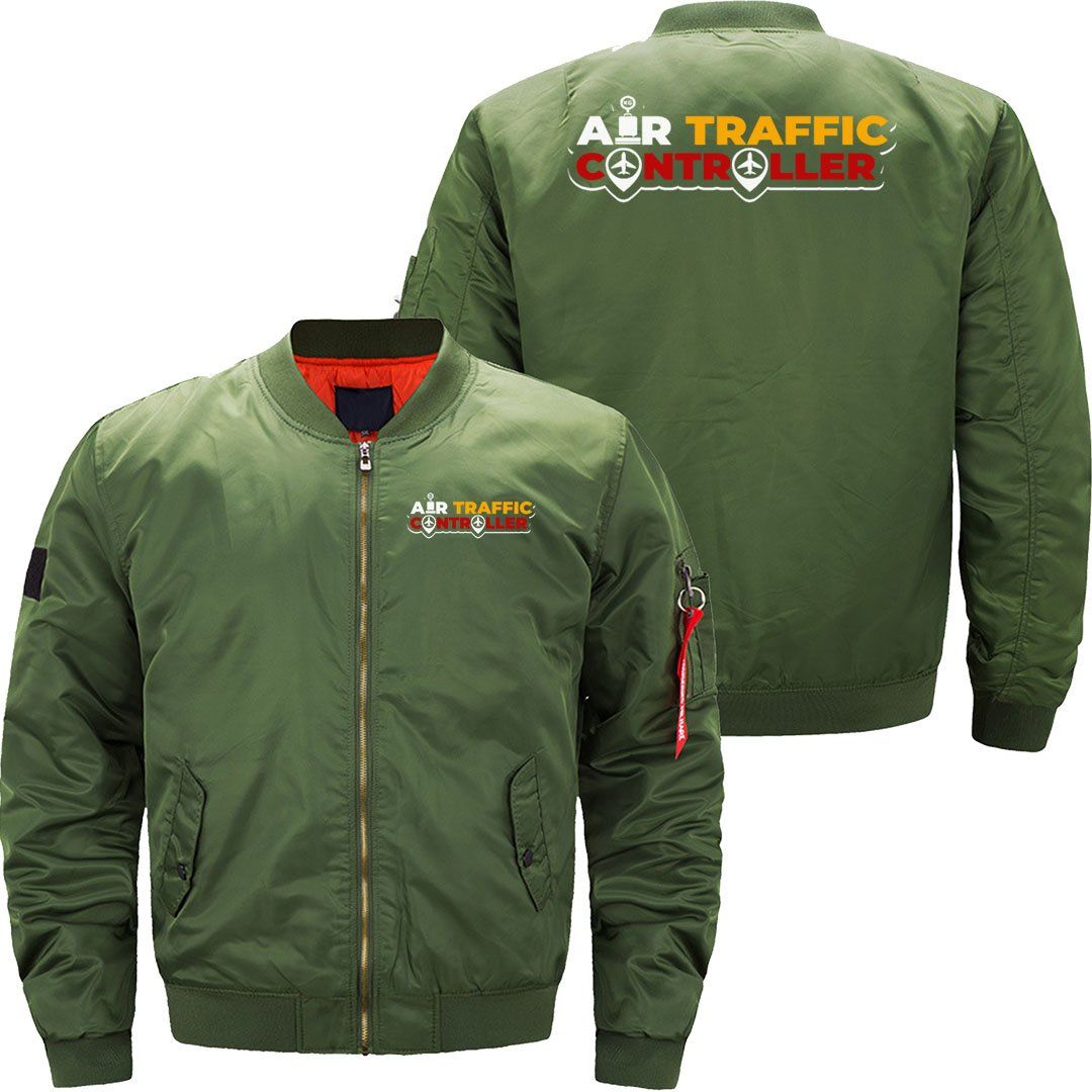 AIR TRAFFIC CONTROLLER BOMBER FLIGHT AVIATOR JACKET - PILOTSX