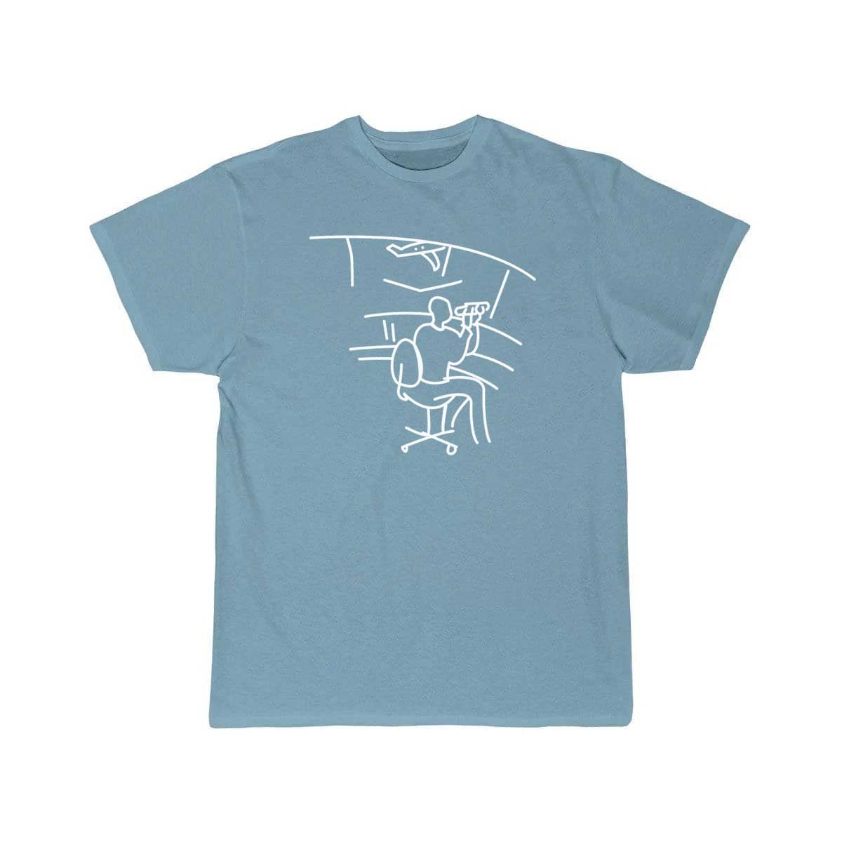 AIR TRAFFIC CONTROLLER CAREER WORK LINE ART T - SHIRT - PILOTSX