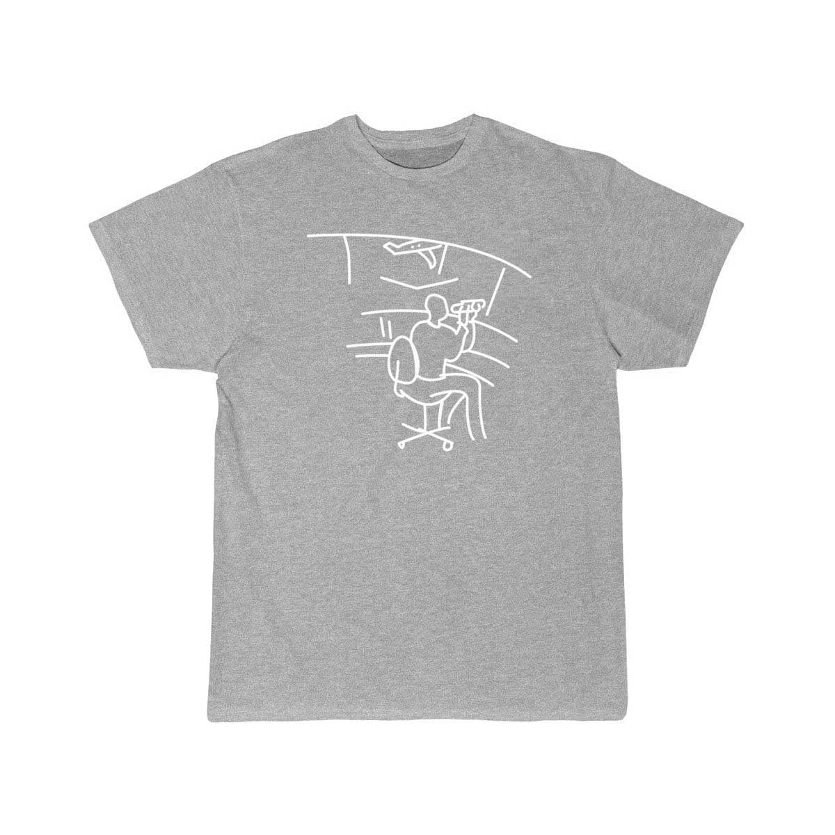 AIR TRAFFIC CONTROLLER CAREER WORK LINE ART T - SHIRT - PILOTSX