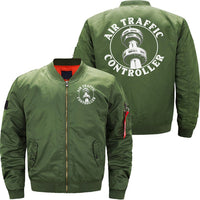 Thumbnail for AIR TRAFFIC CONTROLLER CONTROL ATC FLIGHT CONTROL BOMBER FLIGHT AVIATOR JACKET - PILOTSX