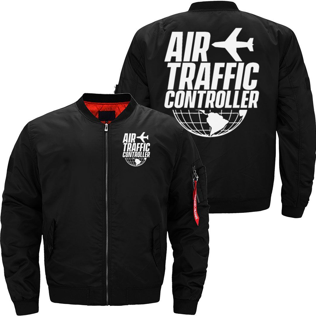 AIR TRAFFIC CONTROLLER CONTROL JOB TOWER FLIGHT BOMBER FLIGHT AVIATOR JACKET - PILOTSX