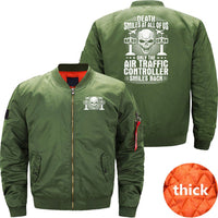 Thumbnail for AIR TRAFFIC CONTROLLER CONTROL TOWER ATCO GIFT BOMBER FLIGHT AVIATOR JACKET - PILOTSX