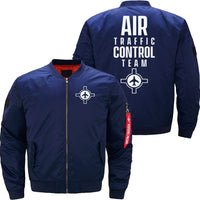 Thumbnail for AIR TRAFFIC CONTROLLER FLIGHT ATC CONTROL BOMBER FLIGHT AVIATOR JACKET - PILOTSX