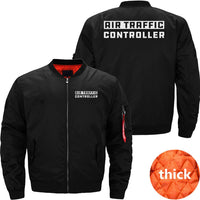 Thumbnail for AIR TRAFFIC CONTROLLER GUIDE IT IN ATC GIFT BOMBER FLIGHT AVIATOR JACKET - PILOTSX