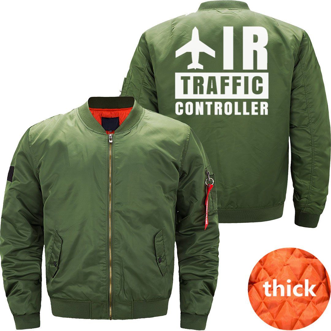 AIR TRAFFIC CONTROLLER JOB CONTROL TOWER FLIGHT BOMBER FLIGHT AVIATOR JACKET - PILOTSX