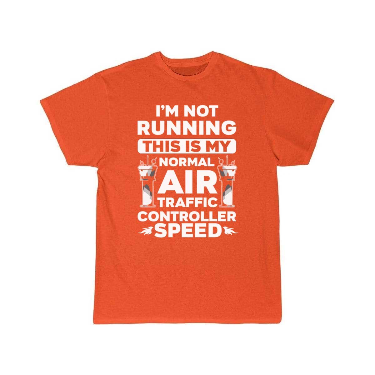 AIR TRAFFIC CONTROLLER RUNNING ATC FLIGHT CONTROL T - SHIRT - PILOTSX