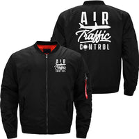 Thumbnail for AIR TRAFFIC CONTROLLER TOWER FLIGHT CONTROL JOB BOMBER FLIGHT AVIATOR JACKET - PILOTSX