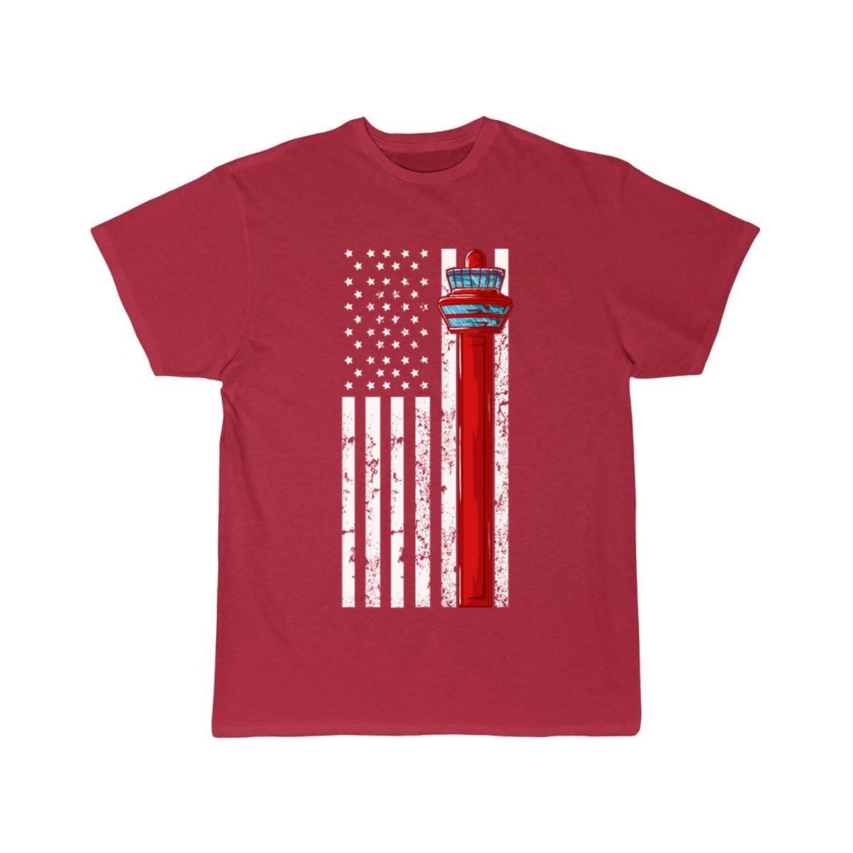 AIR TRAFFIC CONTROLLER US FLAG ATC FLIGHT T - SHIRT - PILOTSX