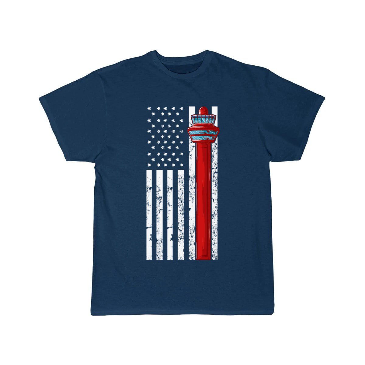 AIR TRAFFIC CONTROLLER US FLAG ATC FLIGHT T - SHIRT - PILOTSX