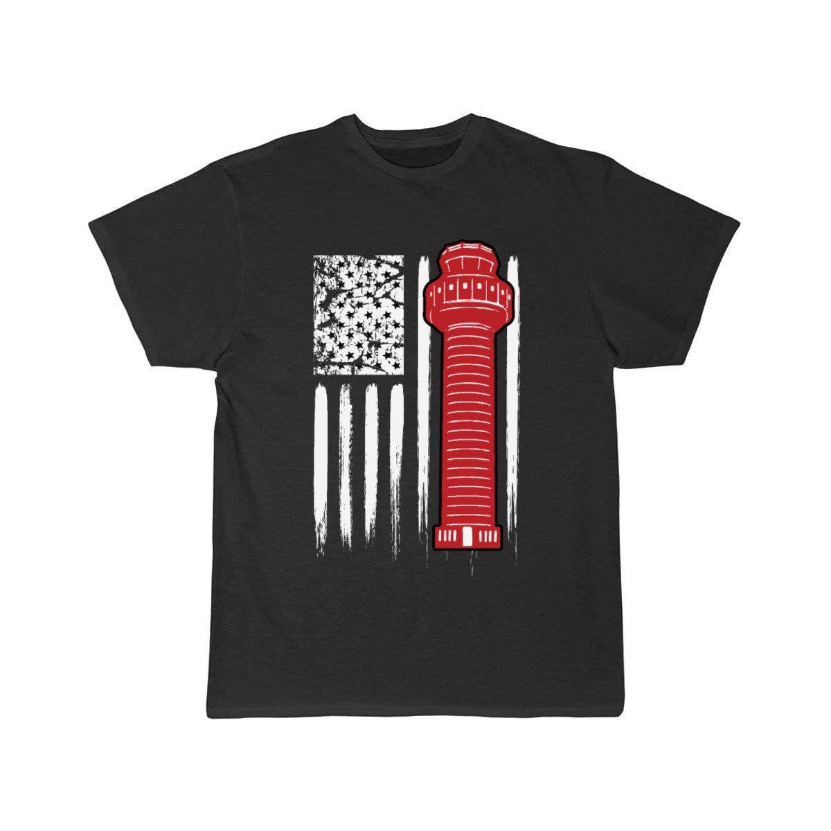 AIR TRAFFIC CONTROLLER US FLAG ATC T - SHIRT - PILOTSX