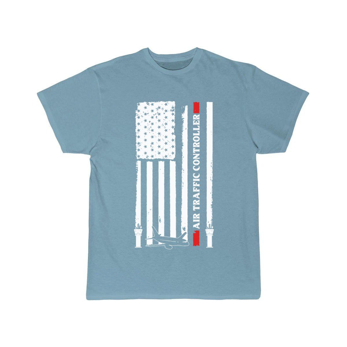 AIR TRAFFIC CONTROLLER US FLAGS ATC FLIGHT T - SHIRT - PILOTSX