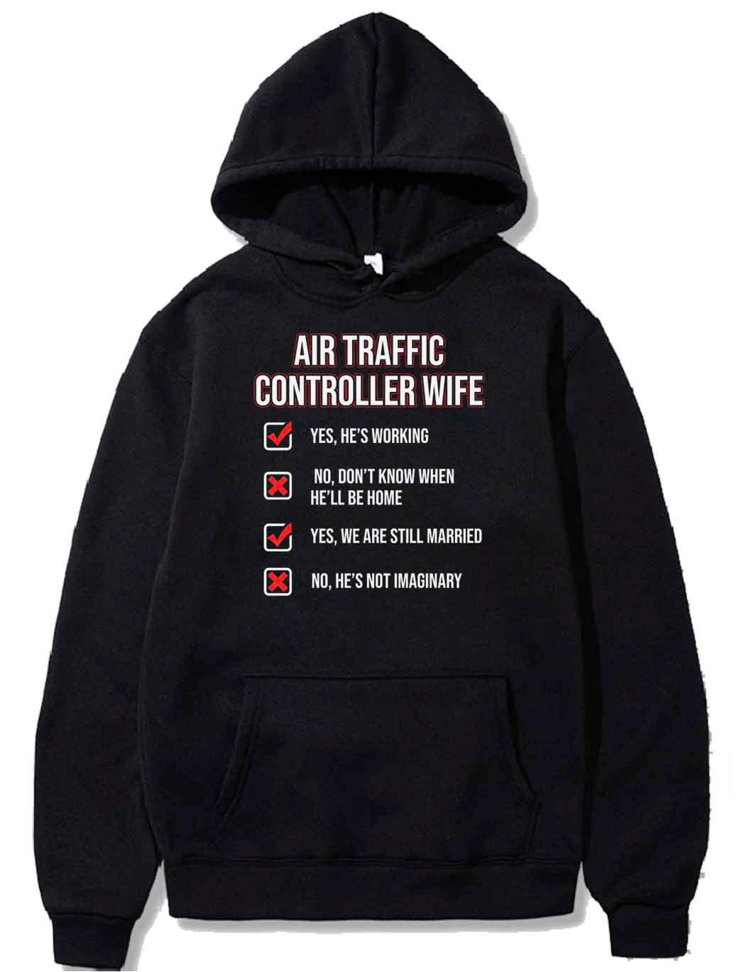 AIR TRAFFIC CONTROLLER WIFE ATC FLIGHT CONTROL PULLOVER - PILOTSX