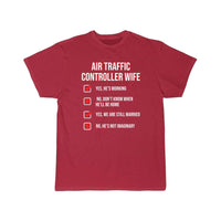 Thumbnail for AIR TRAFFIC CONTROLLER WIFE ATC FLIGHT CONTROL T - SHIRT - PILOTSX