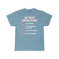 Thumbnail for AIR TRAFFIC CONTROLLER WIFE ATC FLIGHT CONTROL T - SHIRT - PILOTSX