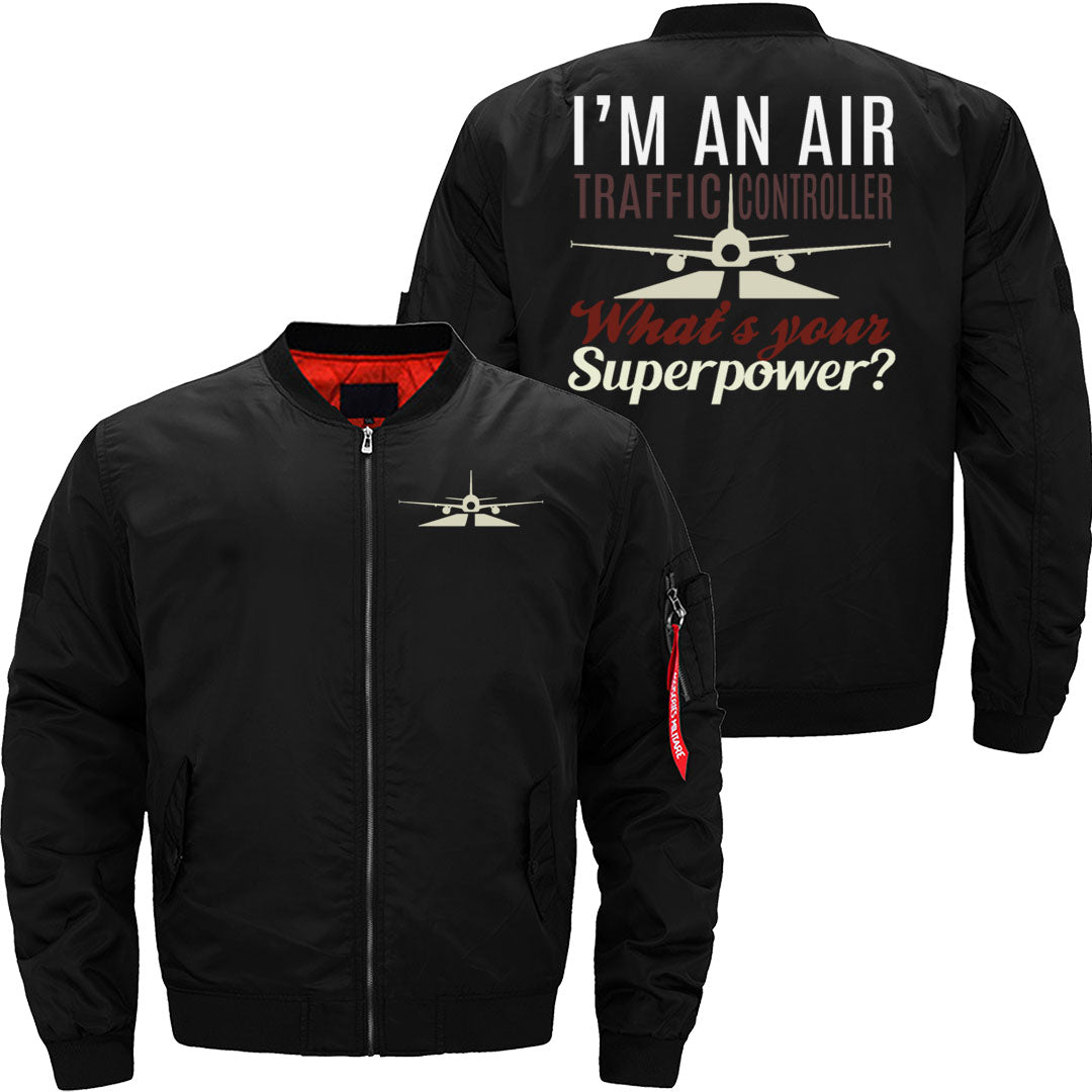 AIR TRAFFIC CONTROLLERS QUOTE & GIFT IDEA BOMBER FLIGHT AVIATOR JACKET - PILOTSX