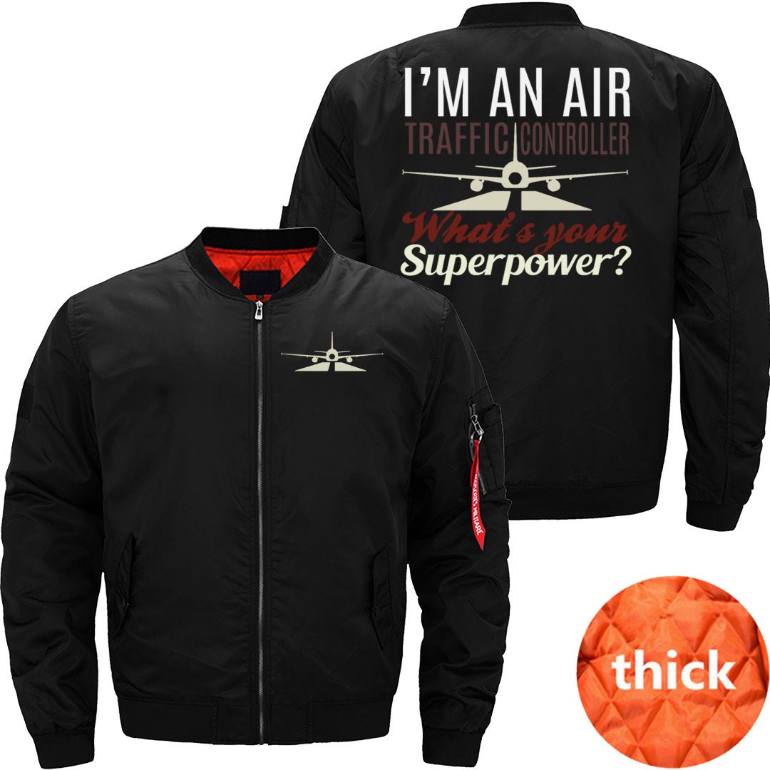 AIR TRAFFIC CONTROLLERS QUOTE & GIFT IDEA BOMBER FLIGHT AVIATOR JACKET - PILOTSX