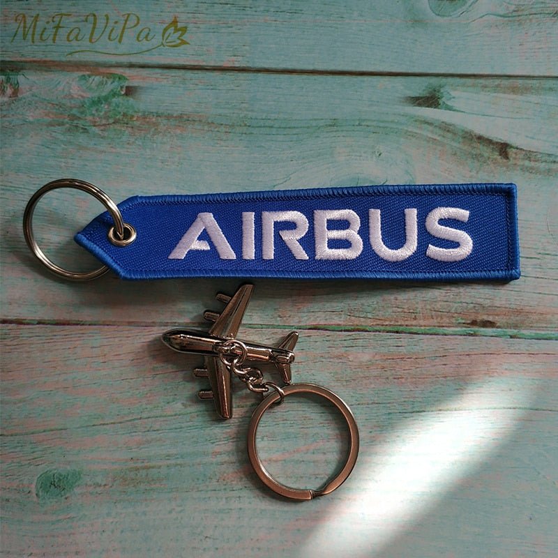 AIRBUS 10 SET EMBRODERY KEY CHAIN - PILOTSX