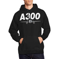 Thumbnail for AIRBUS 300 ALL OVER PRINT HOODIE JACKET - PILOTSX