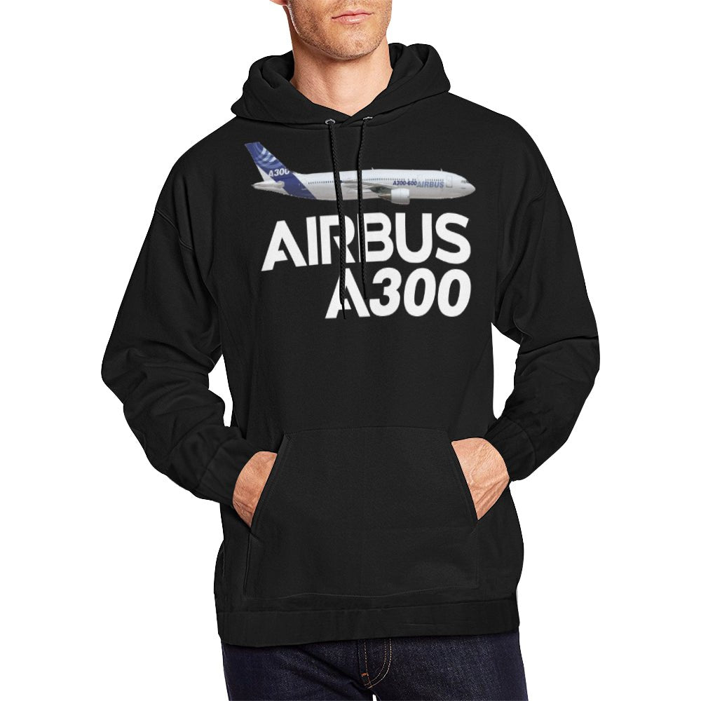 AIRBUS 300 ALL OVER PRINT HOODIE JACKET - PILOTSX