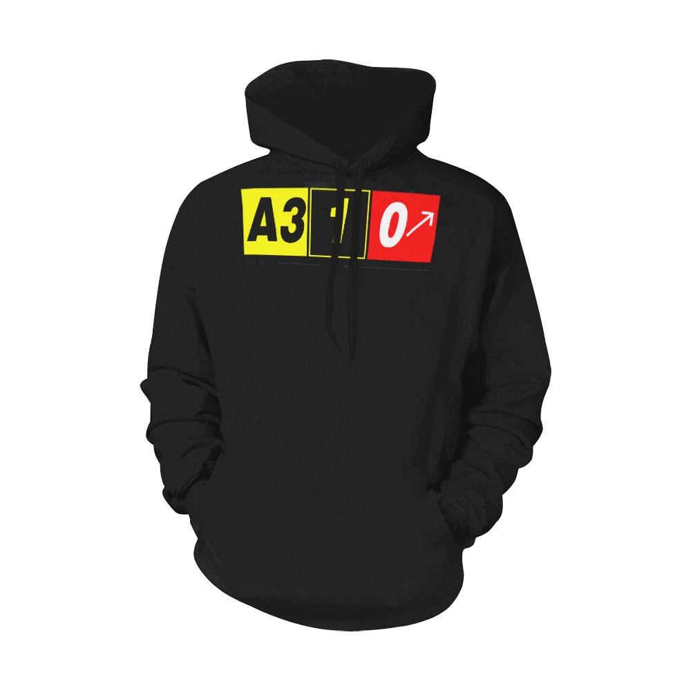 AIRBUS 310 ALL OVER PRINT HOODIE JACKET - PILOTSX