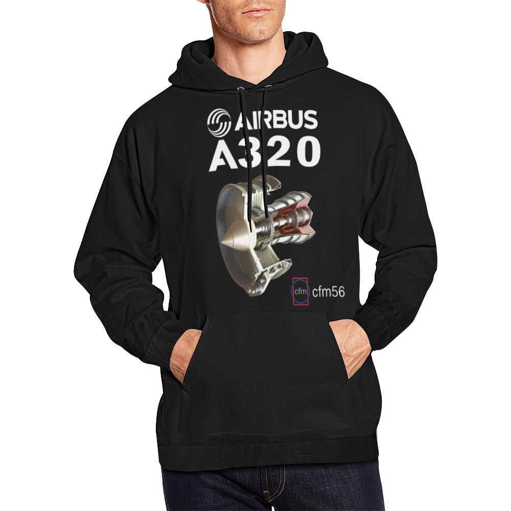 AIRBUS 320 ALL OVER PRINT HOODIE JACKET - PILOTSX