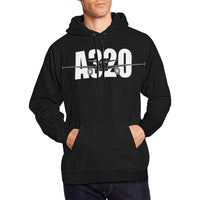 Thumbnail for AIRBUS 320 ALL OVER PRINT HOODIE JACKET - PILOTSX