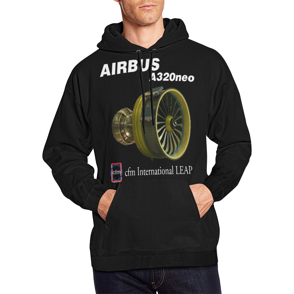 AIRBUS 320 ALL OVER PRINT HOODIE JACKET - PILOTSX