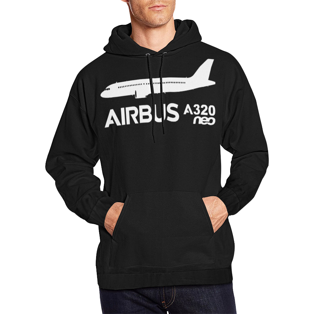 AIRBUS 320 ALL OVER PRINT HOODIE JACKET - PILOTSX