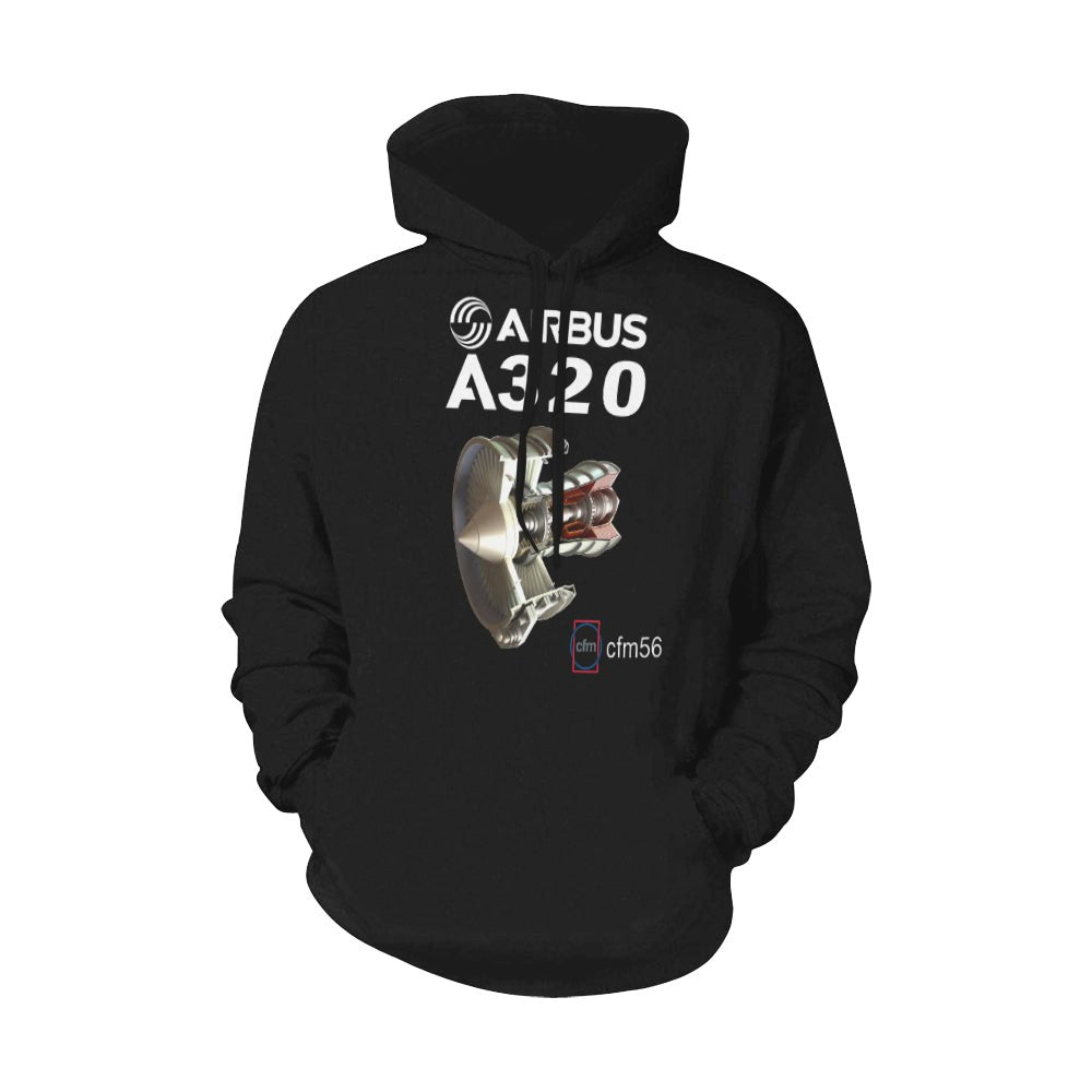 AIRBUS 320 ALL OVER PRINT HOODIE JACKET - PILOTSX