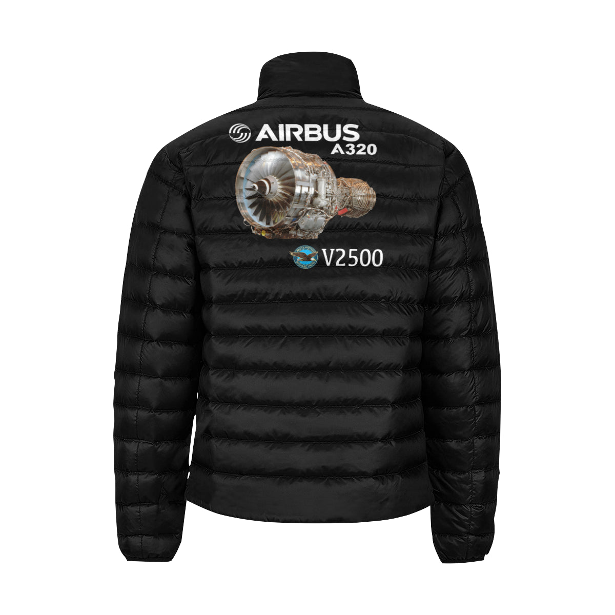 AIRBUS 320 MEN'S STAND COLLAR PADDED JACKET - PILOTSX