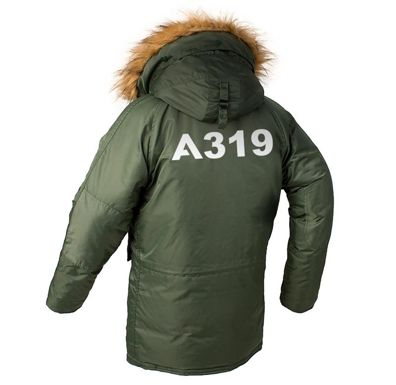 AIRBUS A319 DESIGNED WINTER N3B PUFFER COAT THE AV8R