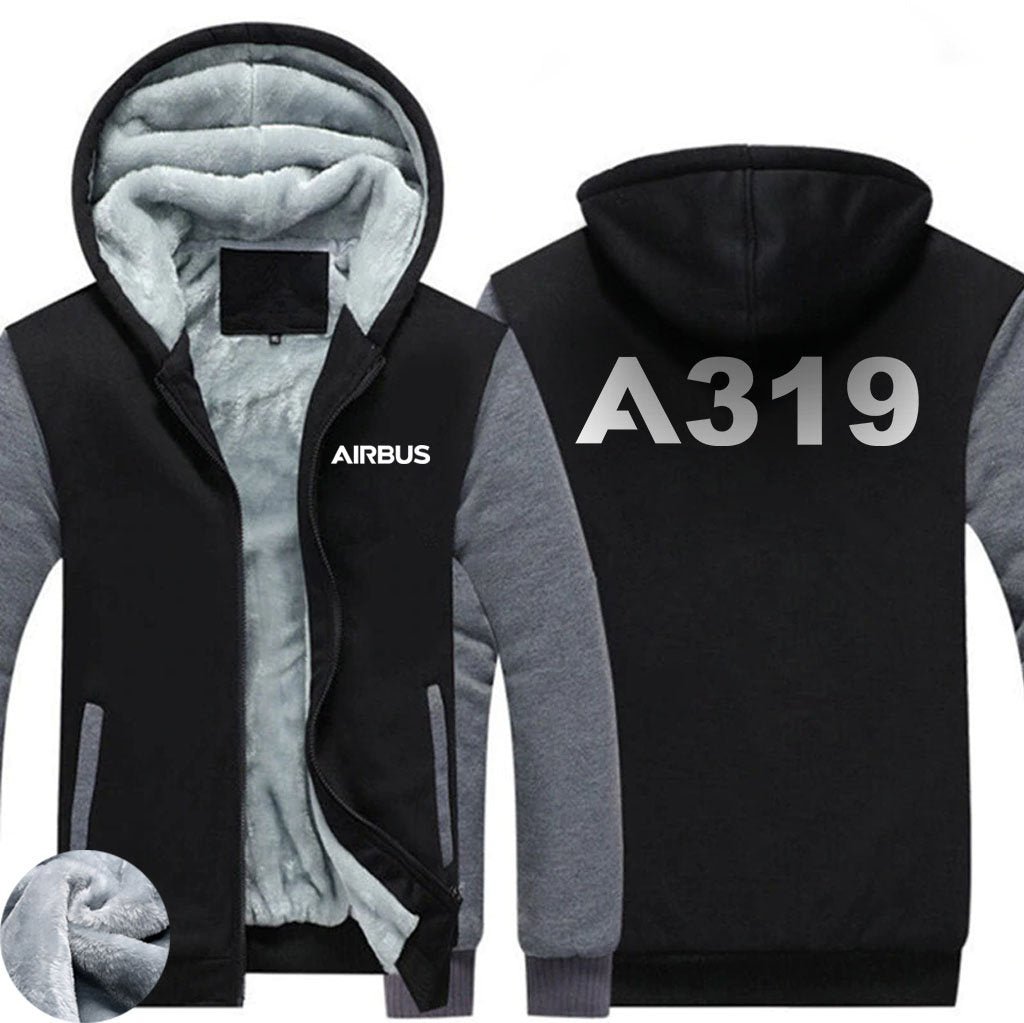 AIRBUS A319 DESIGNED ZIPPER SWEATERS THE AV8R