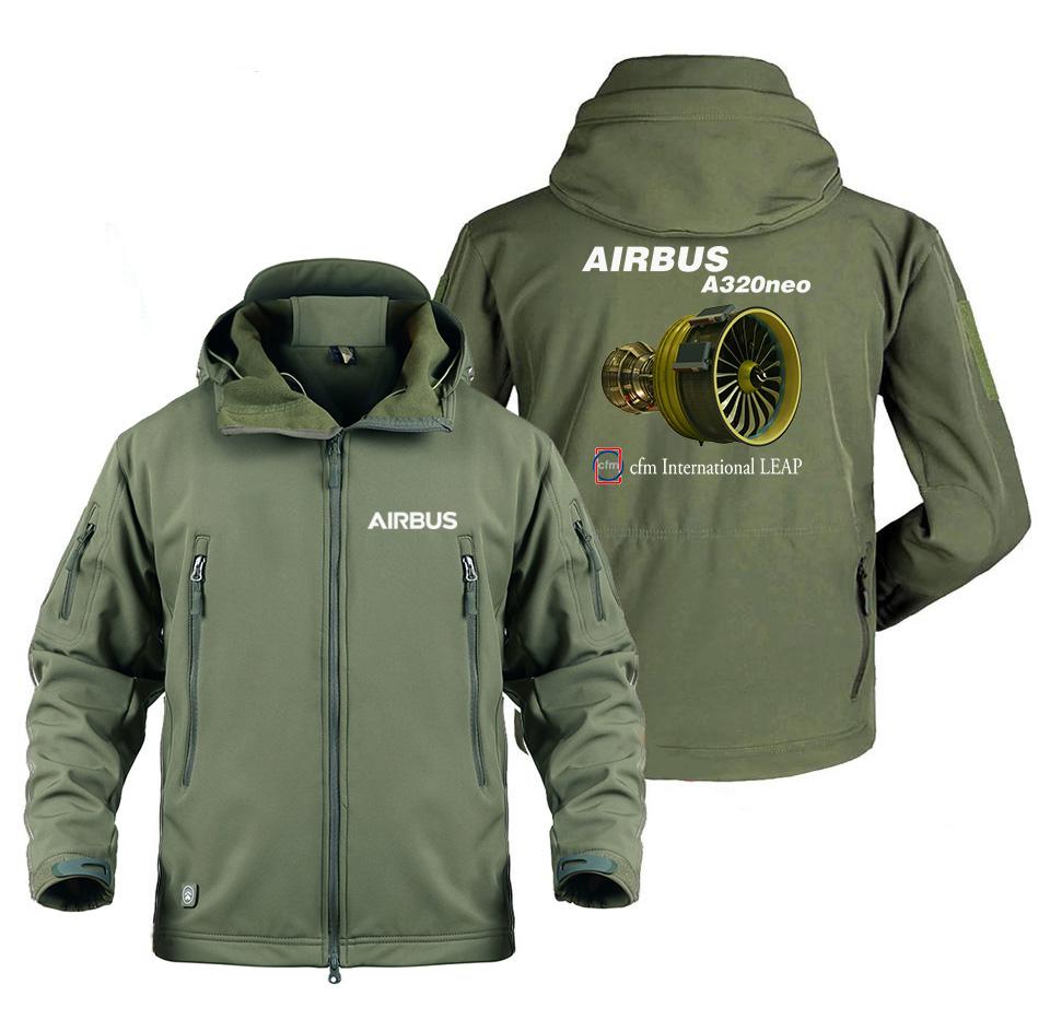 AIRBUS A320 CFM INTERNATIONAL LEAP DESIGNED MILITARY FLEECE THE AV8R