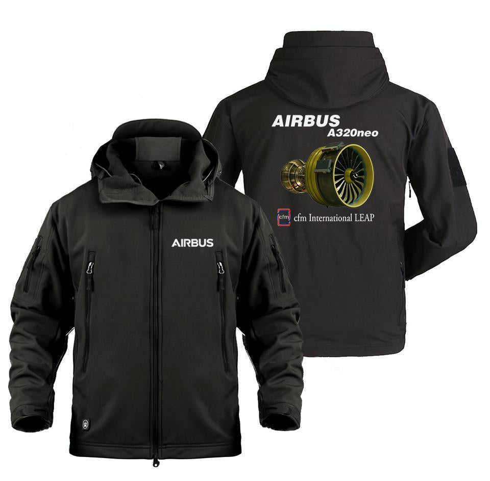 AIRBUS A320 CFM INTERNATIONAL LEAP DESIGNED MILITARY FLEECE THE AV8R