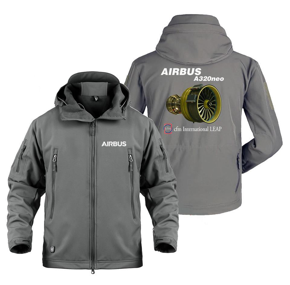 AIRBUS A320 CFM INTERNATIONAL LEAP DESIGNED MILITARY FLEECE THE AV8R