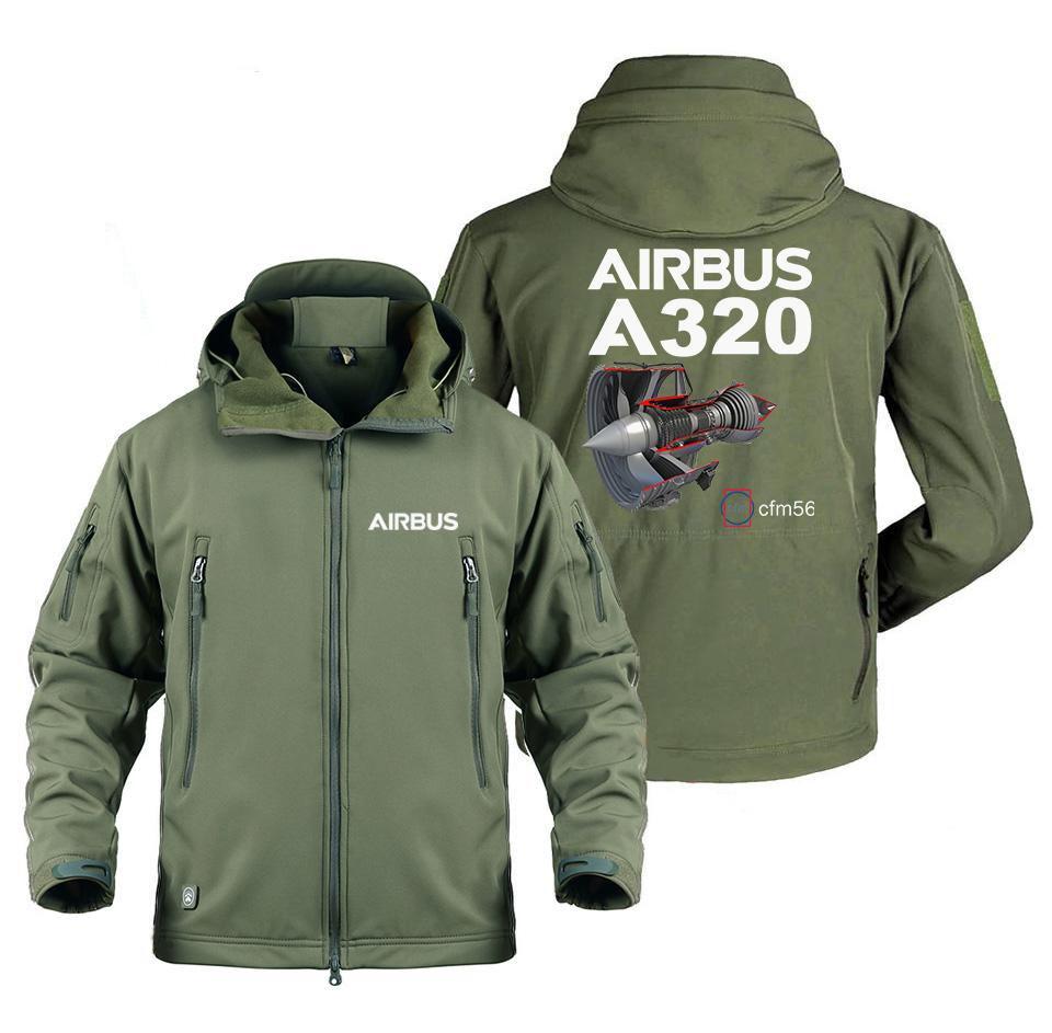 AIRBUS A320 CFM56 DESIGNED MILITARY FLEECE THE AV8R