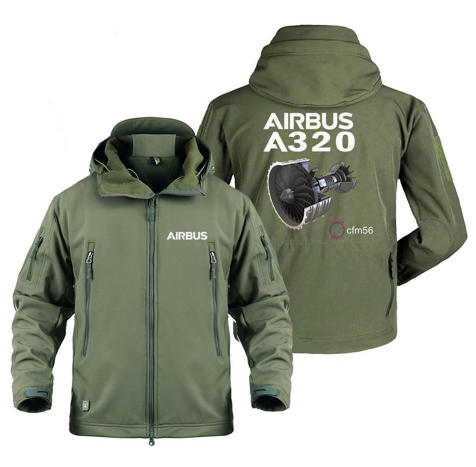 AIRBUS A320 CFM56 DESIGNED MILITARY FLEECE THE AV8R