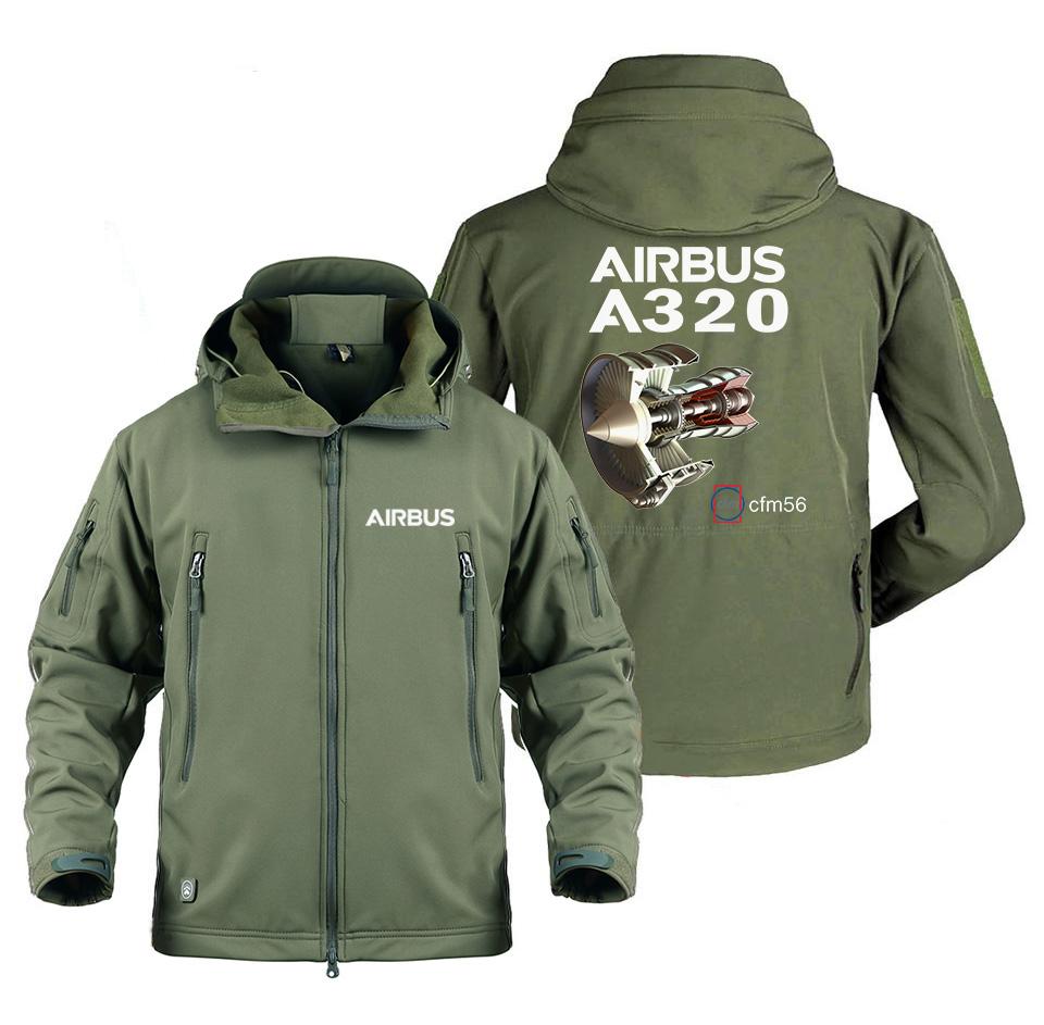 AIRBUS A320 CFM56 DESIGNED MILITARY FLEECE THE AV8R