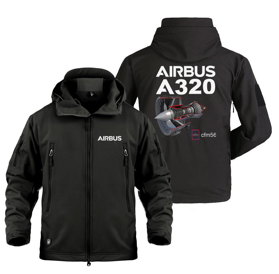 AIRBUS A320 CFM56 DESIGNED MILITARY FLEECE THE AV8R