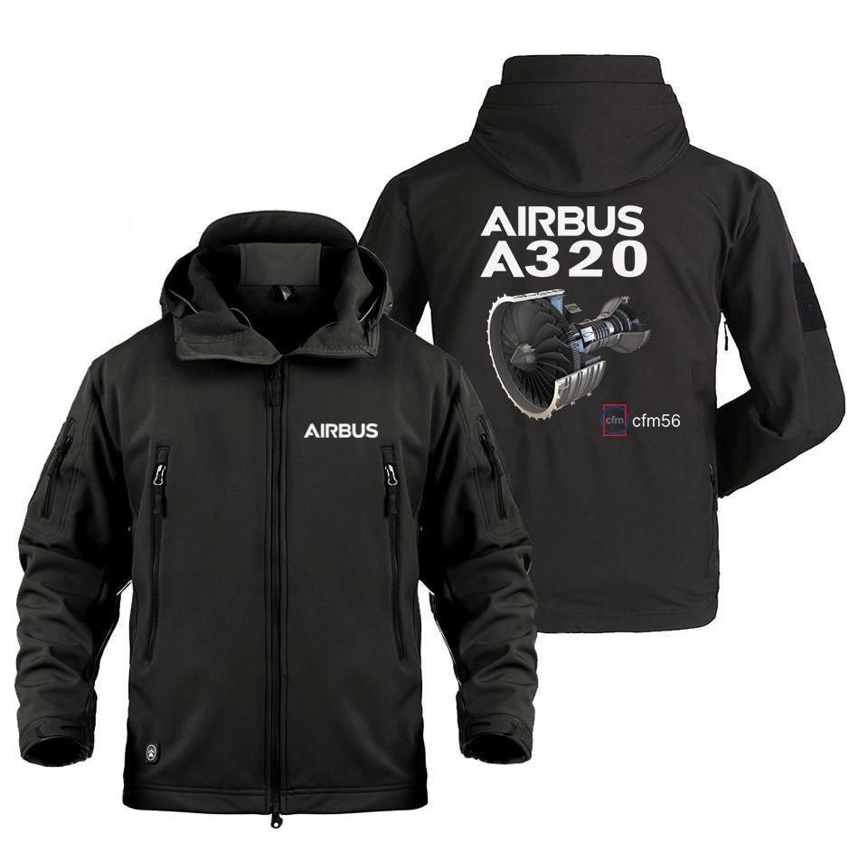 AIRBUS A320 CFM56 DESIGNED MILITARY FLEECE THE AV8R