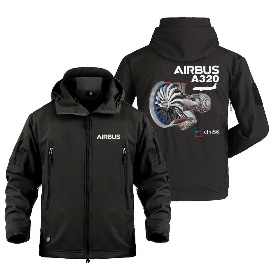 AIRBUS A320 CFM56 DESIGNED MILITARY FLEECE THE AV8R