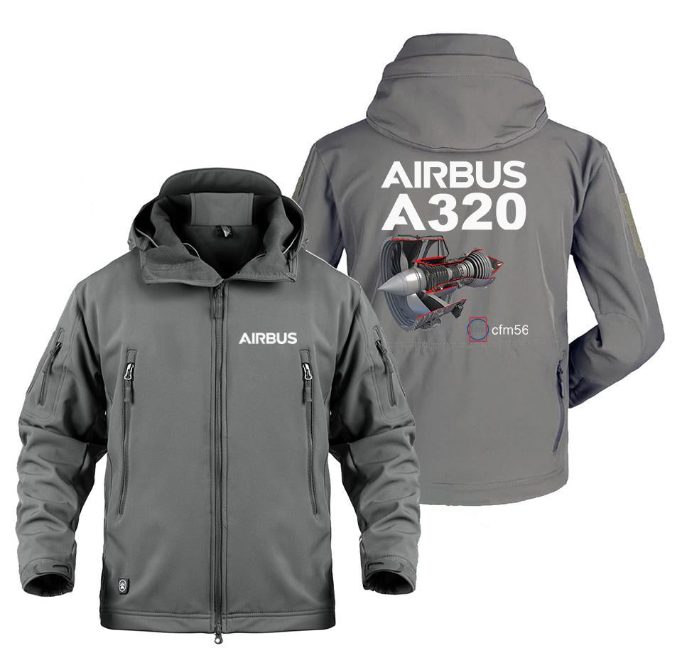 AIRBUS A320 CFM56 DESIGNED MILITARY FLEECE THE AV8R