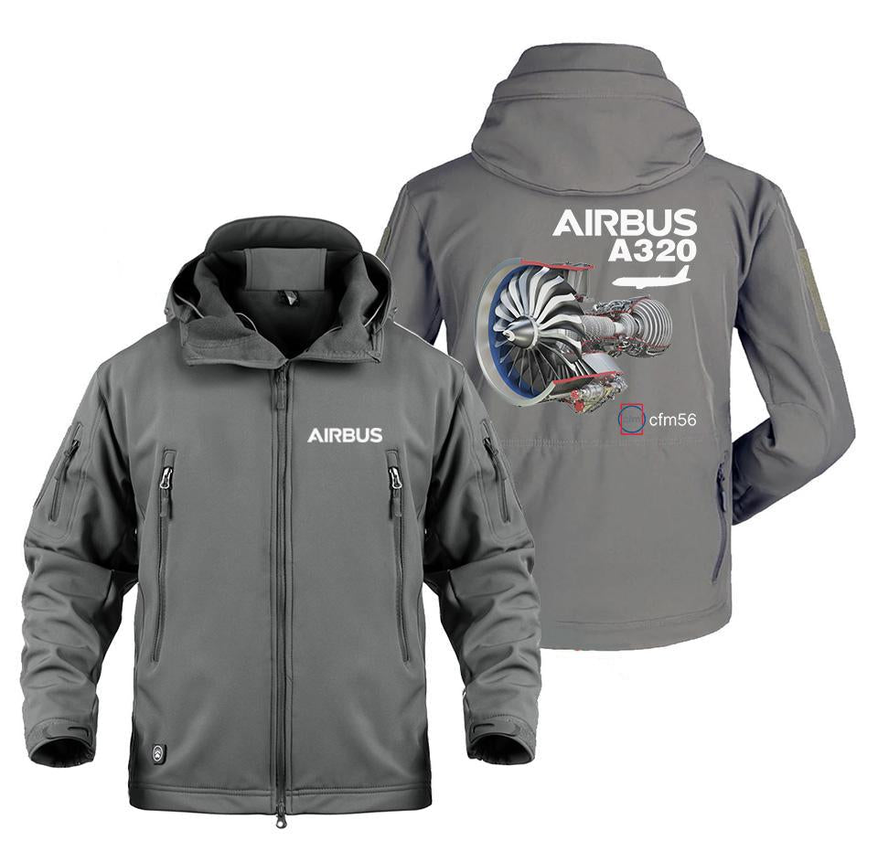 AIRBUS A320 CFM56 DESIGNED MILITARY FLEECE THE AV8R