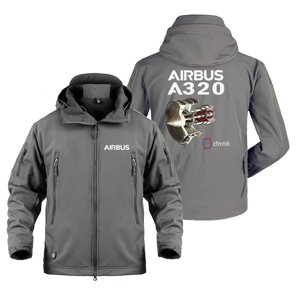 AIRBUS A320 CFM56 DESIGNED MILITARY FLEECE THE AV8R