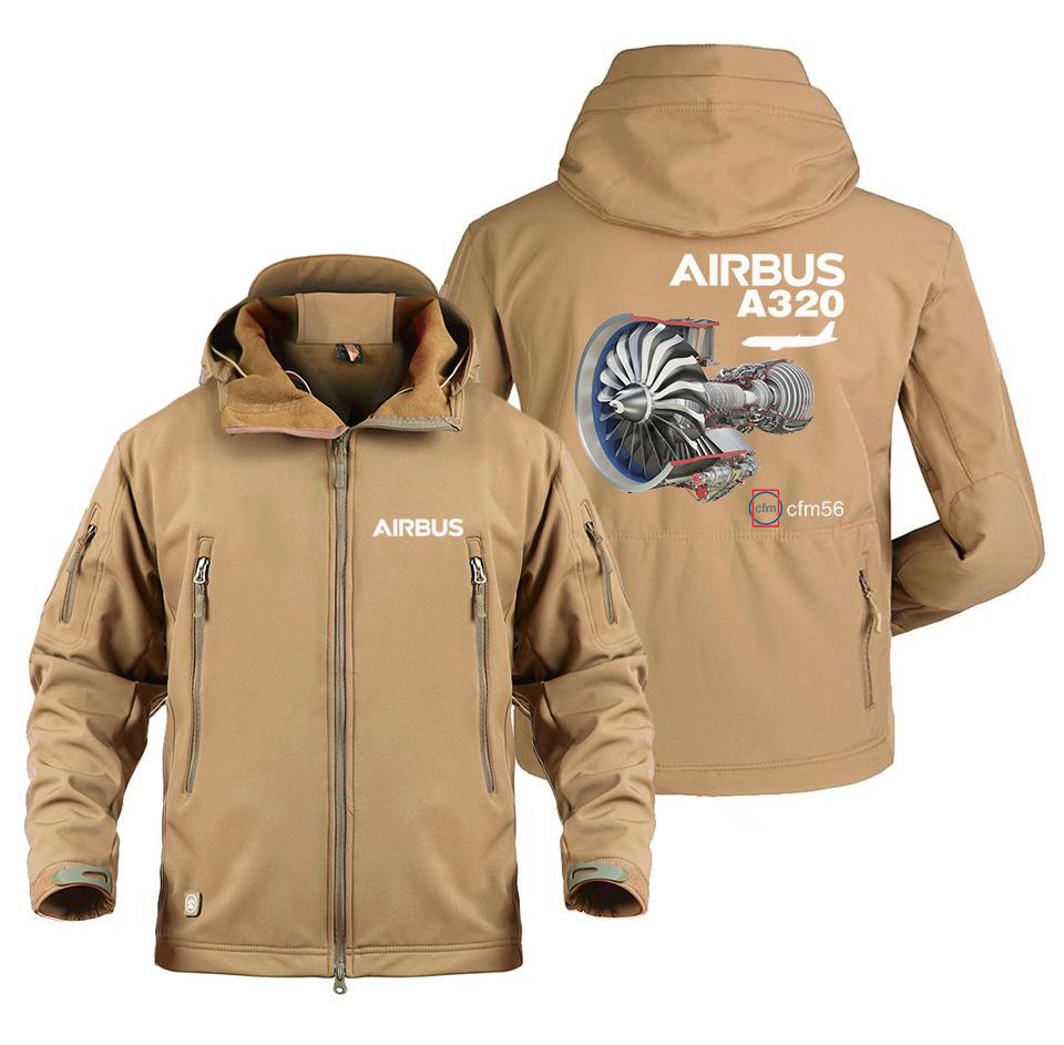 AIRBUS A320 CFM56 DESIGNED MILITARY FLEECE THE AV8R