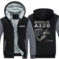 Thumbnail for AIRBUS A320 CMF56 DESIGNED ZIPPER SWEATERS THE AV8R