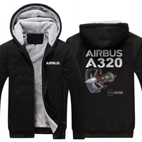 Thumbnail for AIRBUS A320 CMF56 DESIGNED ZIPPER SWEATERS THE AV8R