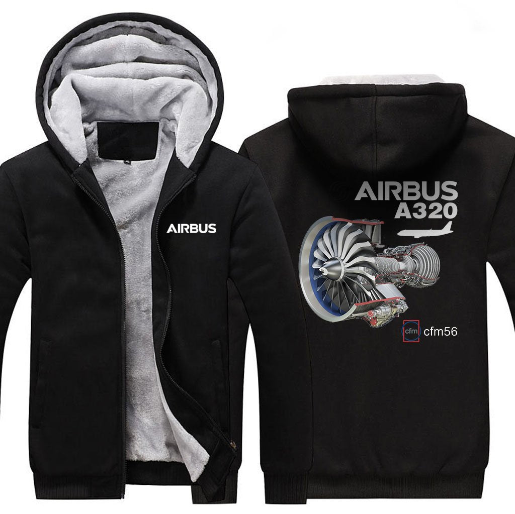 AIRBUS A320 CMF56 DESIGNED ZIPPER SWEATERS THE AV8R