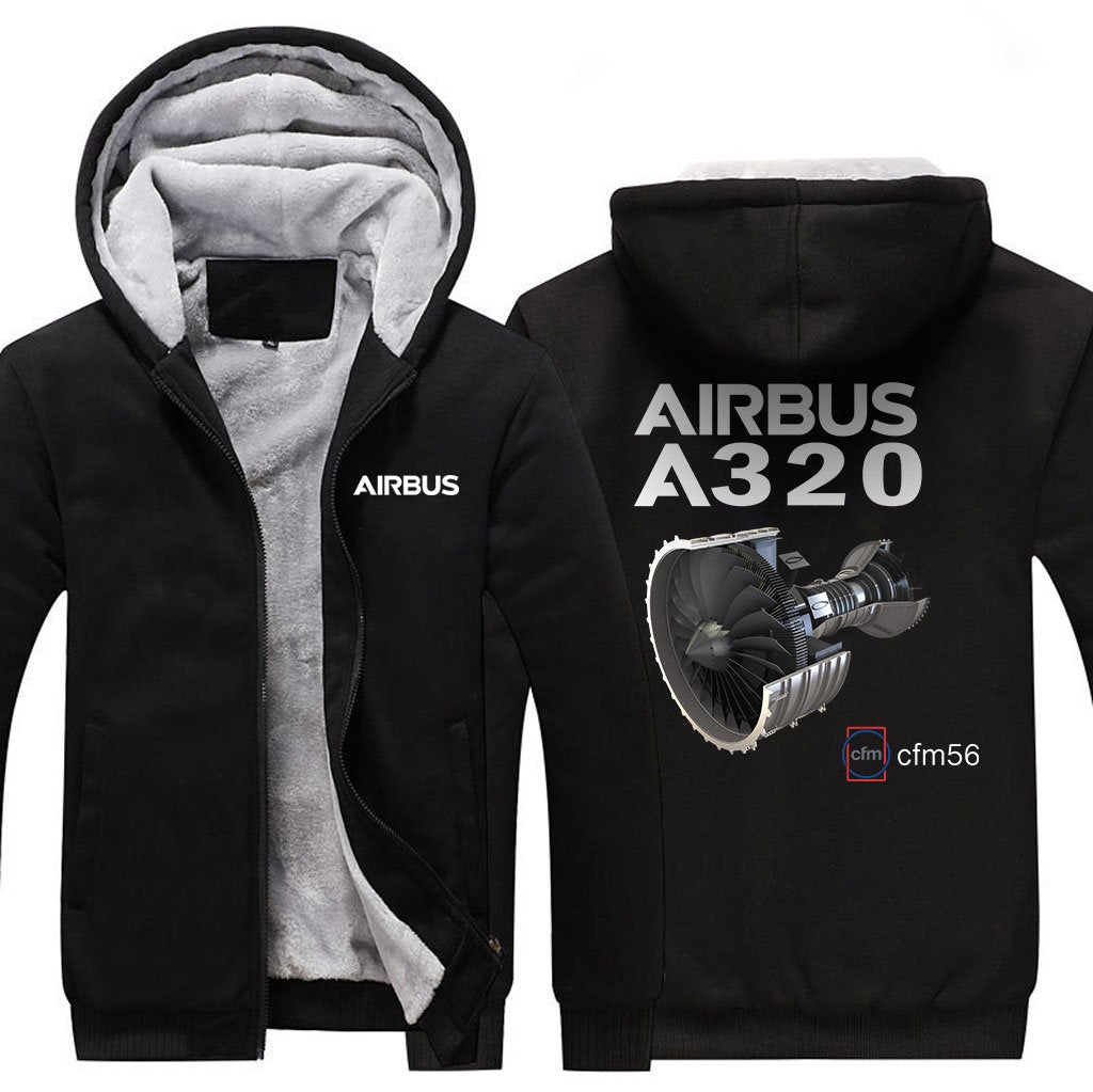 AIRBUS A320 CMF56 DESIGNED ZIPPER SWEATERS THE AV8R